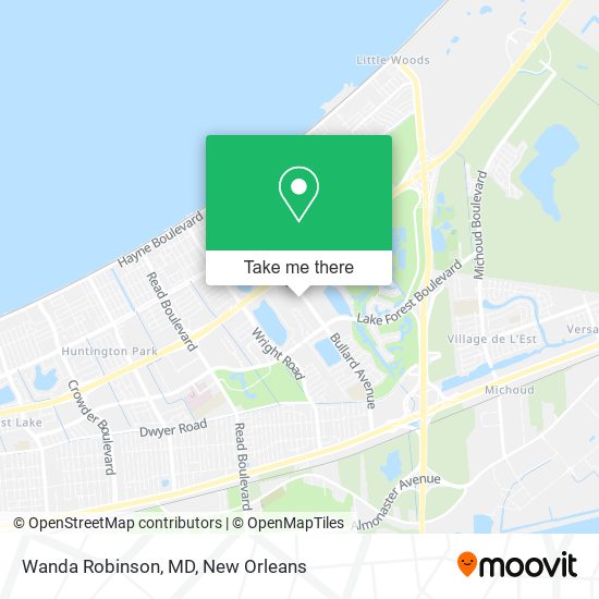 Mapa de Wanda Robinson, MD