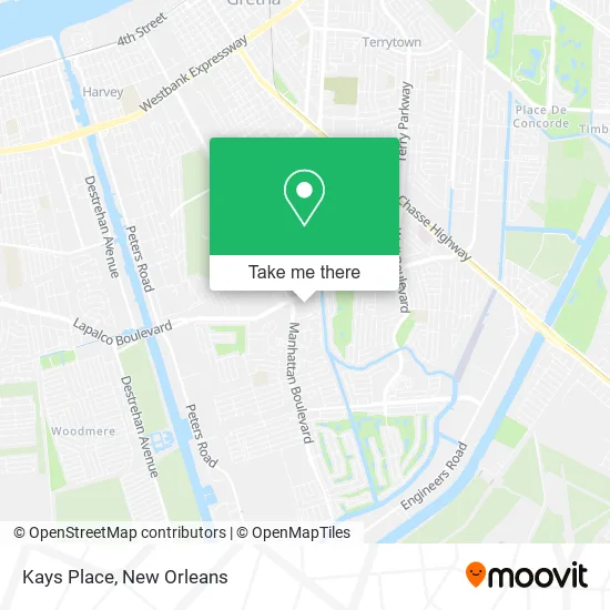 Kays Place map