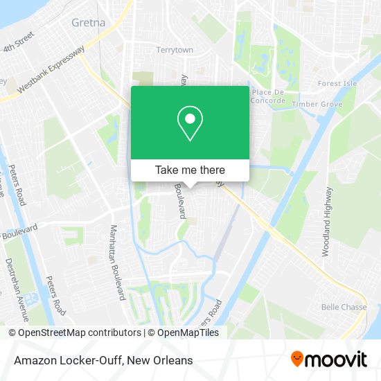 Mapa de Amazon Locker-Ouff