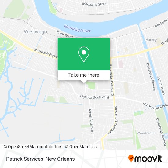 Patrick Services map