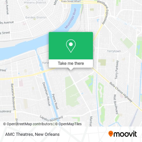 AMC Theatres map