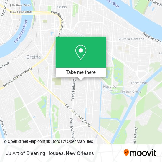 Ju Art of Cleaning Houses map