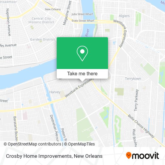 Crosby Home Improvements map