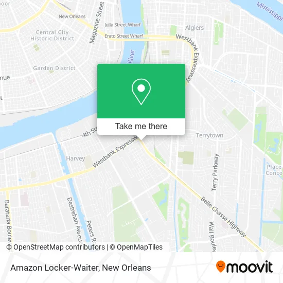 Mapa de Amazon Locker-Waiter