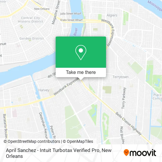 April Sanchez - Intuit Turbotax Verified Pro map