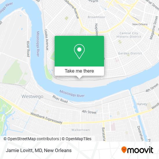Jamie Lovitt, MD map