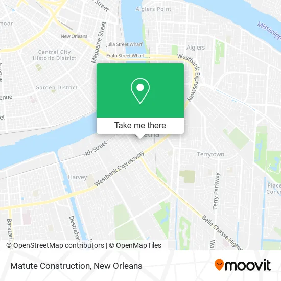 Matute Construction map