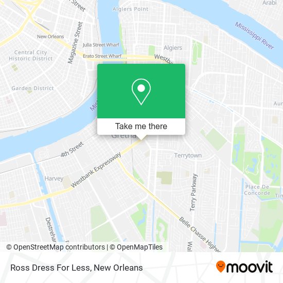 Mapa de Ross Dress For Less