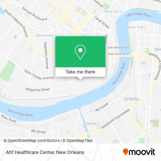 Ahf Healthcare Center map