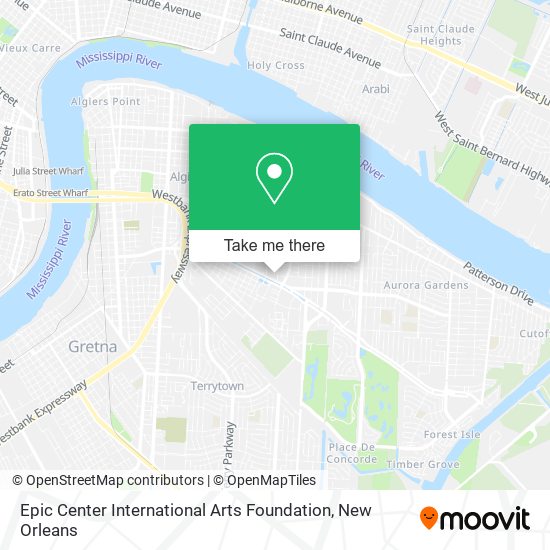 Epic Center International Arts Foundation map