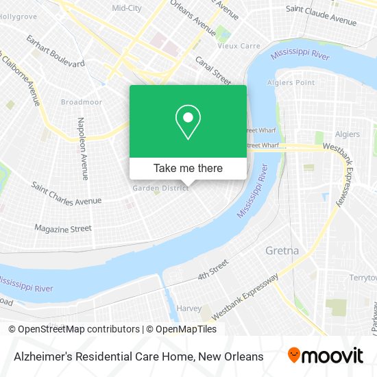 Alzheimer's Residential Care Home map