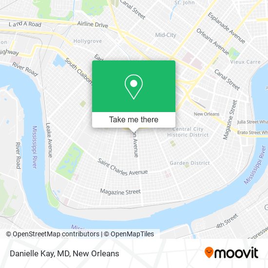 Danielle Kay, MD map