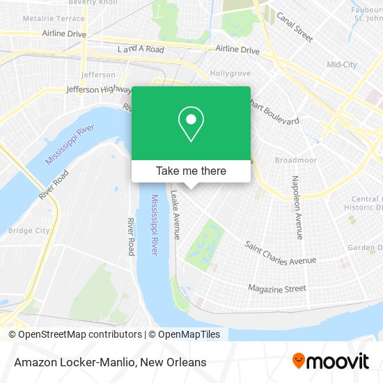 Amazon Locker-Manlio map