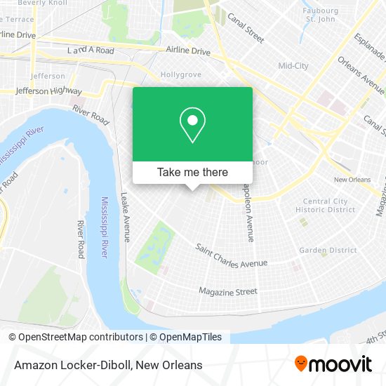 Amazon Locker-Diboll map