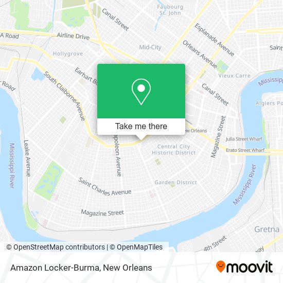 Amazon Locker-Burma map
