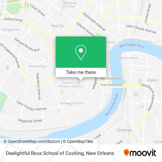 Deelightful Roux School of Cooking map