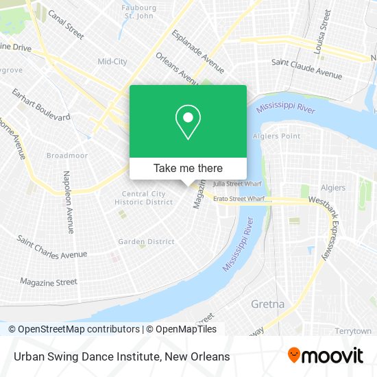 Mapa de Urban Swing Dance Institute