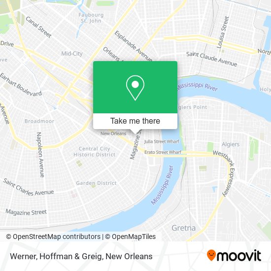 Mapa de Werner, Hoffman & Greig