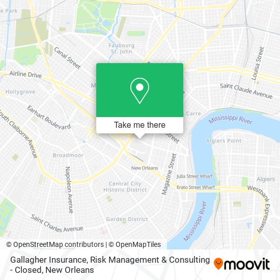 Gallagher Insurance, Risk Management & Consulting - Closed map