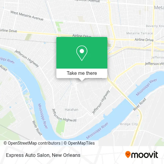 Express Auto Salon map