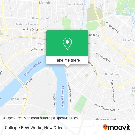 Calliope Beer Works map