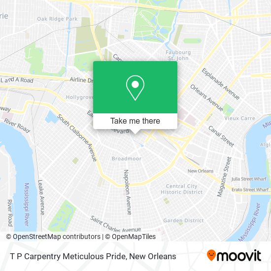 T P Carpentry Meticulous Pride map