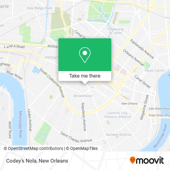 Mapa de Codey's Nola