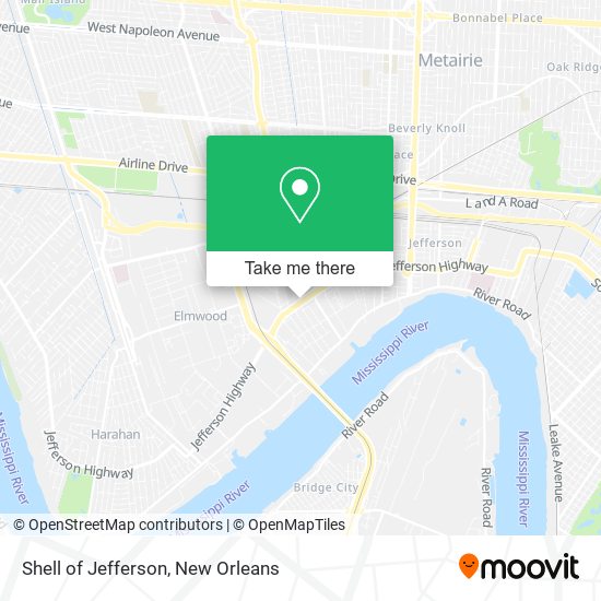 Mapa de Shell of Jefferson
