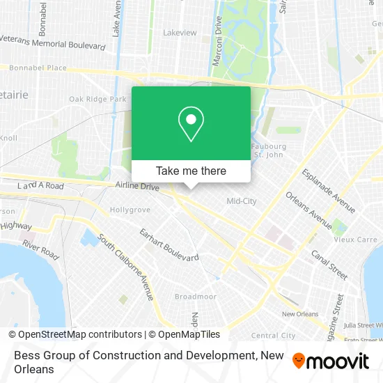 Bess Group of Construction and Development map