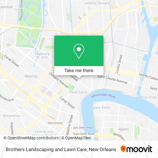 Brothers Landscaping and Lawn Care map