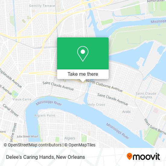 Delee's Caring Hands map
