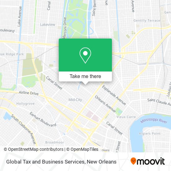 Mapa de Global Tax and Business Services