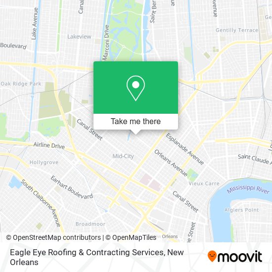 Mapa de Eagle Eye Roofing & Contracting Services