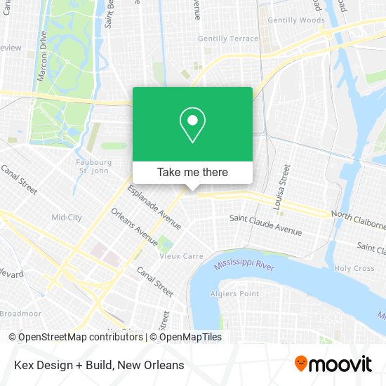 Mapa de Kex Design + Build