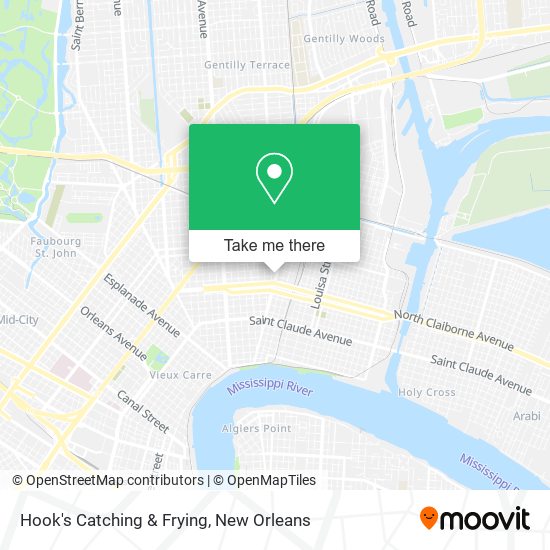 Mapa de Hook's Catching & Frying
