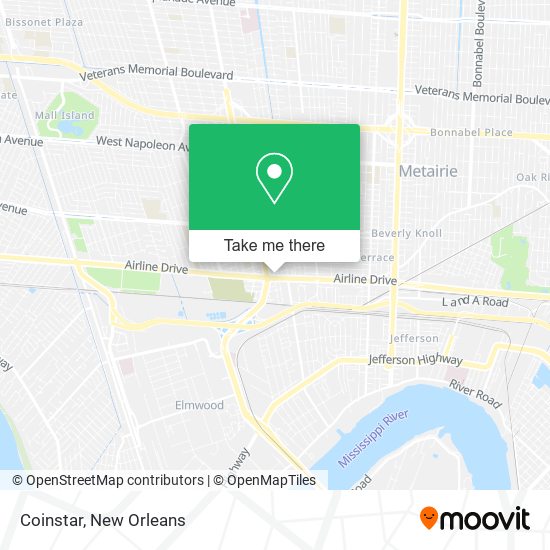 Mapa de Coinstar