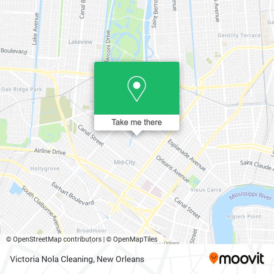 Victoria Nola Cleaning map