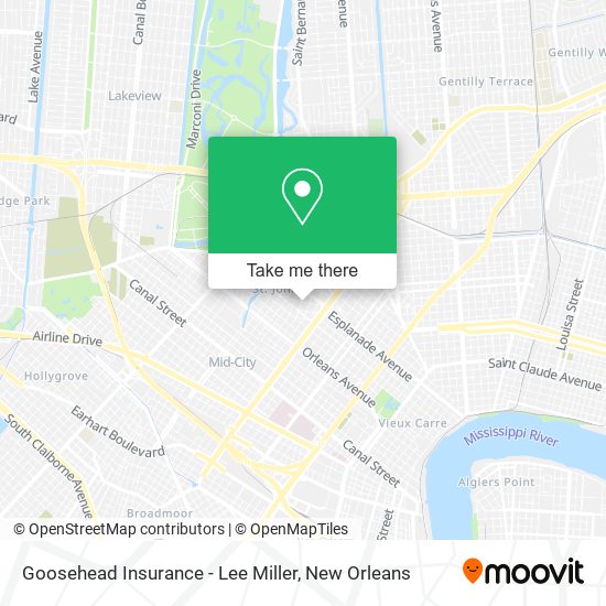 Goosehead Insurance - Lee Miller map