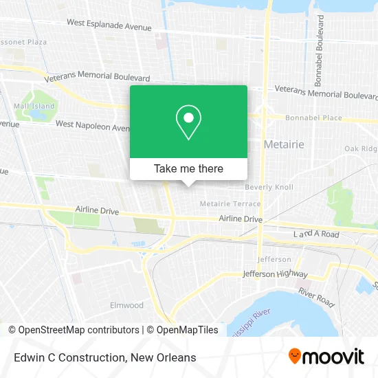 Edwin C Construction map