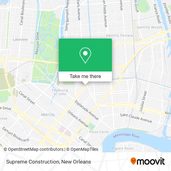Mapa de Supreme Construction