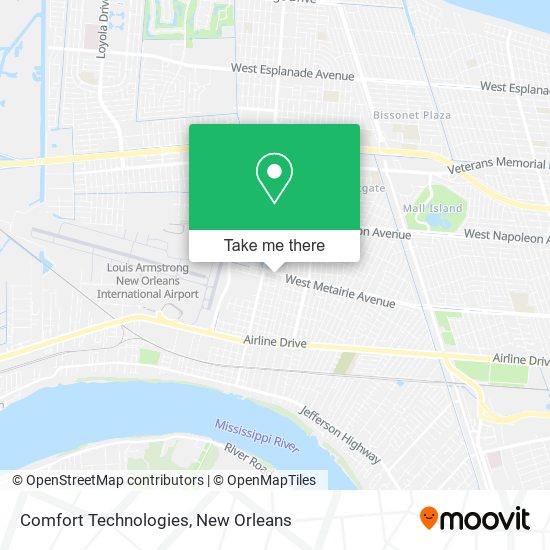 Mapa de Comfort Technologies