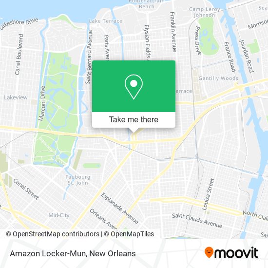 Amazon Locker-Mun map