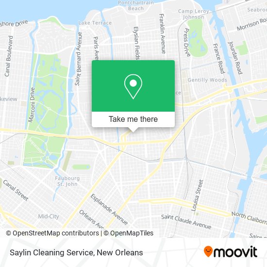 Saylin Cleaning Service map