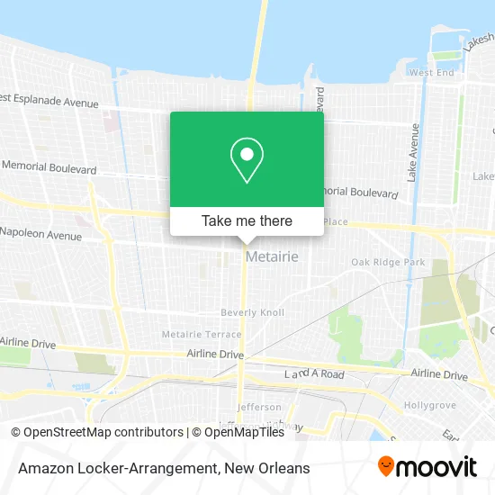 Amazon Locker-Arrangement map