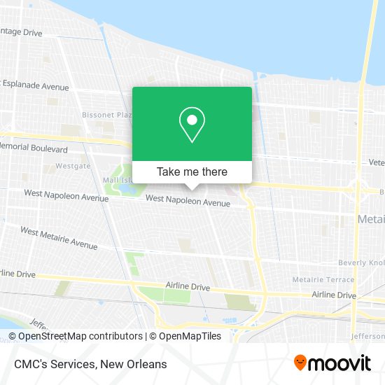 Mapa de CMC's Services
