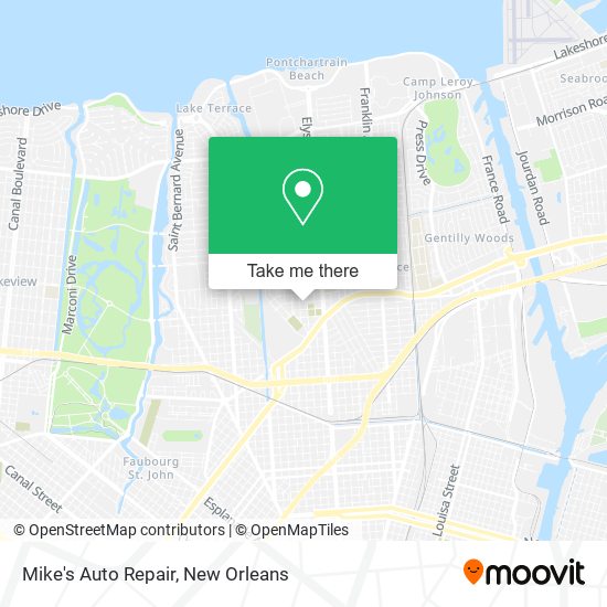 Mike's Auto Repair map