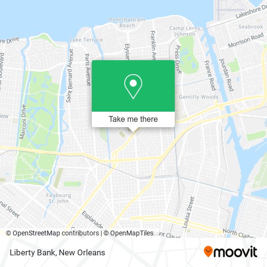 Liberty Bank map