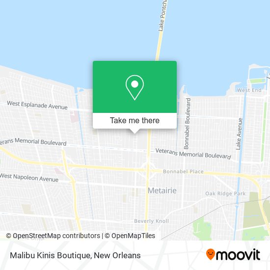 Malibu Kinis Boutique map