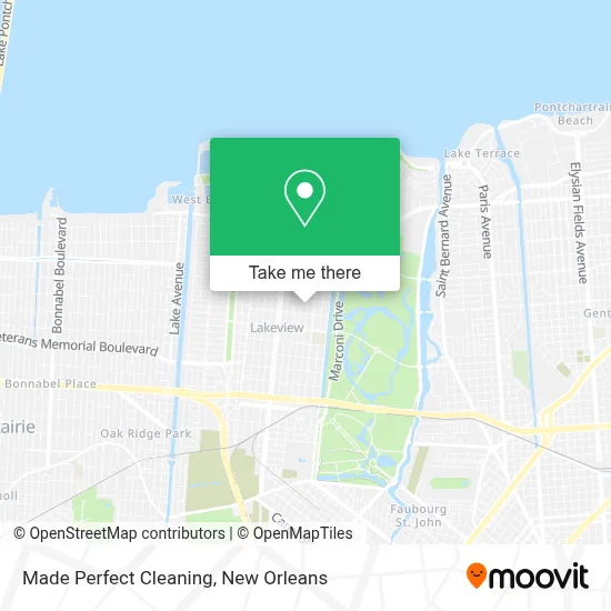 Made Perfect Cleaning map