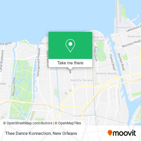 Thee Dance Konnection map